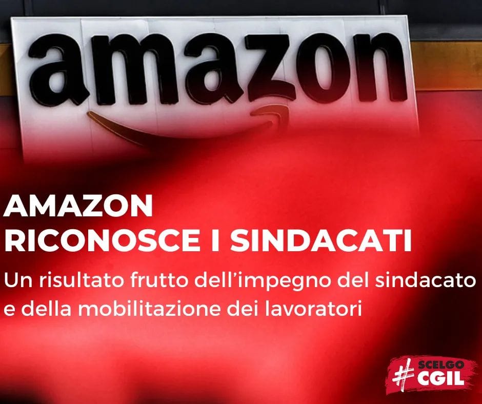 Amazon riconosce il sindacato